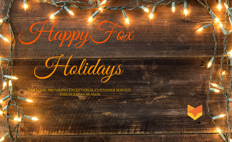 Happycox Holiday：提供这个假日季节的特殊客户服务。第一部分。
